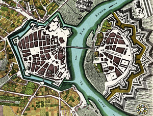 Dresda - Mappa Antica della Città